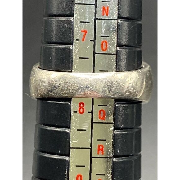 Elle sterling silver 925 Tigers Eye cushion multifaceted cut ring with signature - Picture 8 of 10